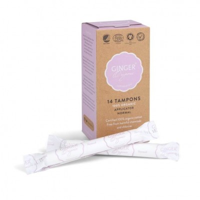 Ginger Organic Tampony z aplikatorem normal 14szt
