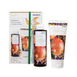 KORRES zestaw Pomegranate Groove Granat balsam i żel 