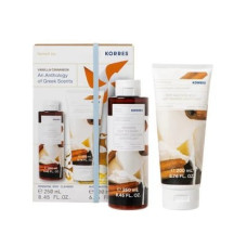 KORRES zestaw Vanilla Cinnamon Wanilia Cynamon żel i balsam