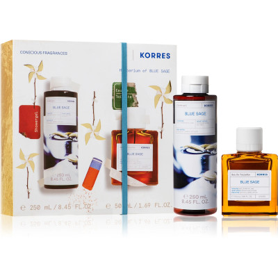 KORRES blue sage amber vetiver lime edt 50ml + perfumowany żel pod prysznic 250ml KORRES blue sage amber vetiver lime edt 50ml + perfumowany żel pod prysznic 250ml