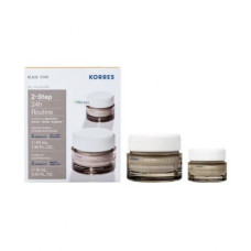 KORRES black pine czarna sosna krem na dzień cera mieszana 40ml + krem na noc 15ml