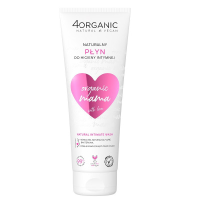 4ORGANIC Dermo Care organic mama delikatny płyn do higieny intymnej 250ml