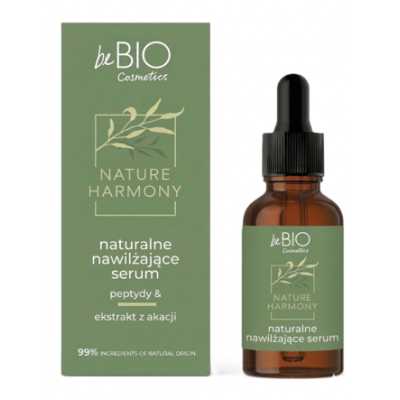 BeBIO Cosmetics Nature Harmony naturalne nawilżające serum do twarzy na dzień i na noc 30ml BeBIO Cosmetics Nature Harmony naturalne nawilżające serum do twarzy na dzień i na noc 30ml