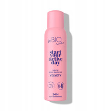 beBIO start your active day naturalny dezodorant do ciała w sprayu Velvety 125ml