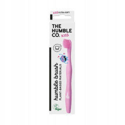 The Humble Co. Kids Naturalna wegańska Szczoteczka do zębów dla dzieci Pink