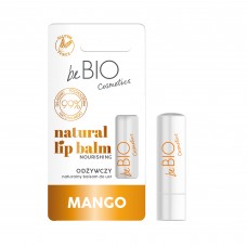 beBIO natural mango lip balm for dry lips