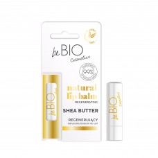 beBIO natural regenerating lip balm with shea butter