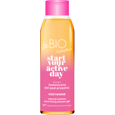 beBIO start your active day naturalny izotoniczny żel pod prysznic odżywienie 400ml beBIO start your active day naturalny izotoniczny żel pod prysznic odżywienie 400ml