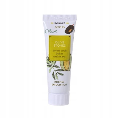 KORRES oliwka głęboko oczyszczający peeling scrub 18ml