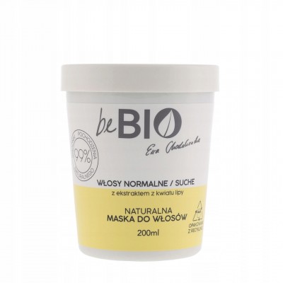 beBIO NATURAL MASK FOR NORMAL DRY HAIR 200ml